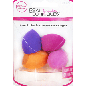 4 Miracle Mini Complexion Sponges