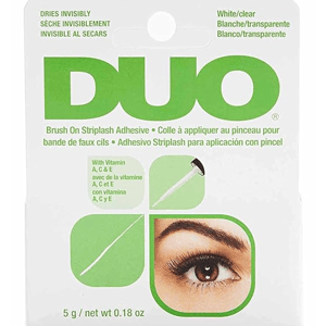 DUO Brush-On Lash Adhesive with Vitamins A, C & E, Clear, 0.18 oz