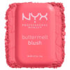 NYX Buttermelt Blush for a creamy, blendable, and natural flush of color